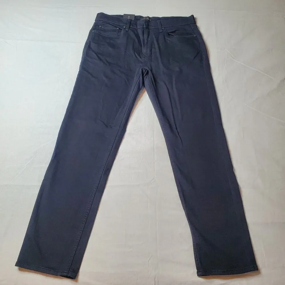 Banana Republic Men Size 34x32 NWT 5 Pocket Pant Slim Fit Stretch Black 1620338